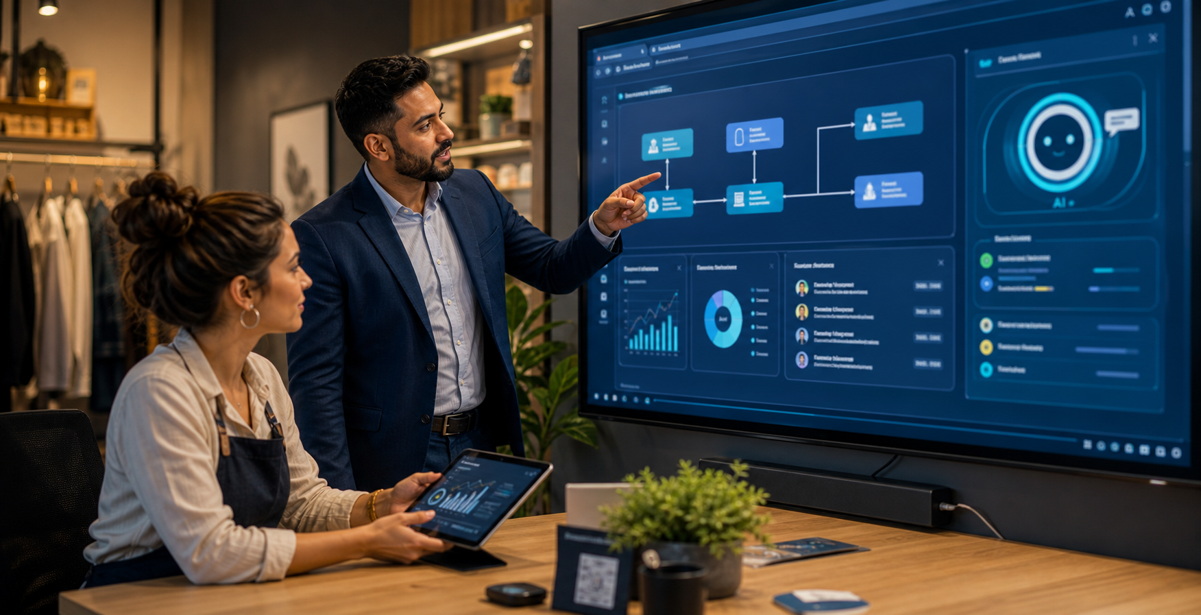 Coordinatez consultant reviewing business workflows and digital systems